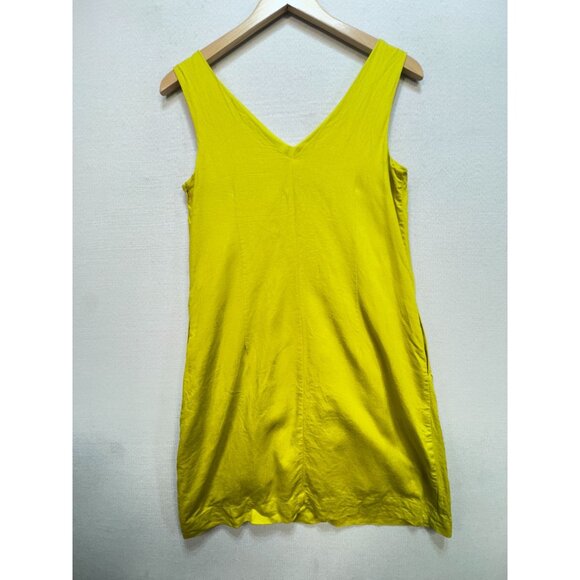 Ophelia Roe Womens Shift Tank Dress Size S Yellow Sleeveless Casual Summer Chic - Picture 9 of 11